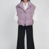 kamizelka-violet Kamizelka Puch Naturalny Lara Violet